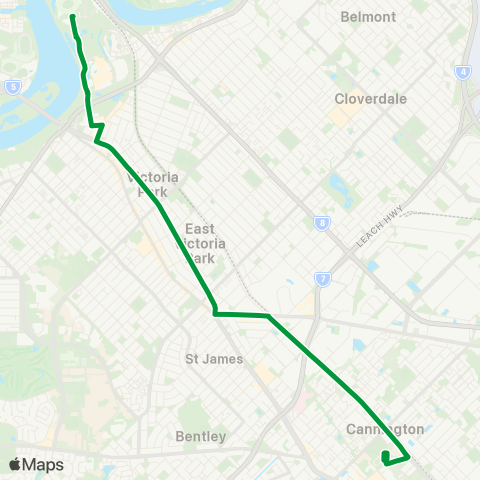 Transperth  map