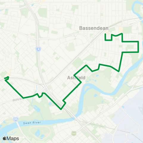 Transperth  map