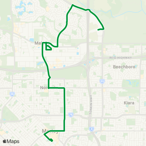 Transperth  map