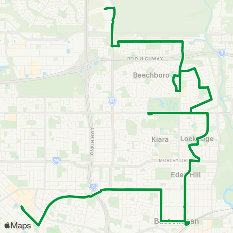 Transperth  map