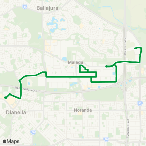 Transperth  map