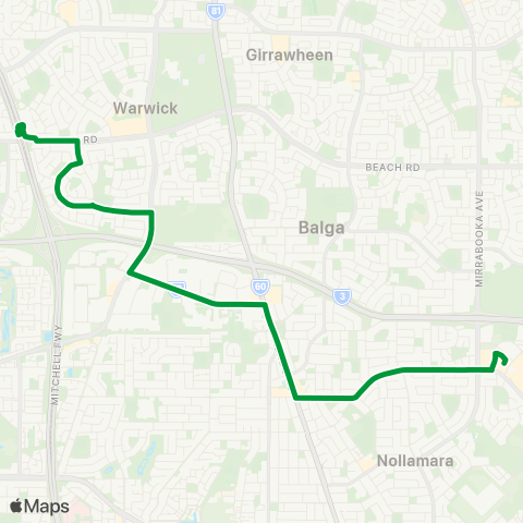 Transperth  map