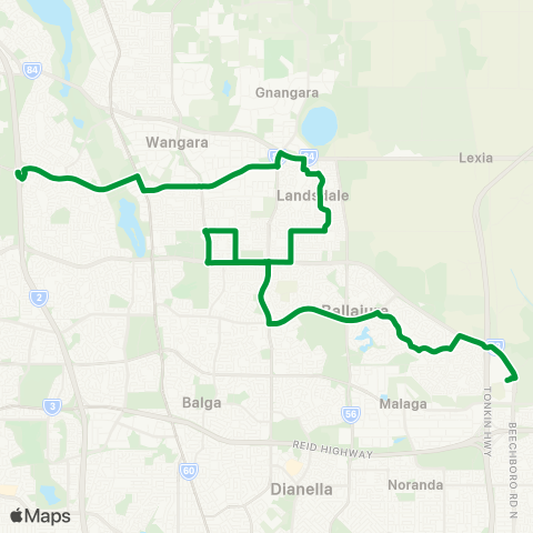 Transperth  map