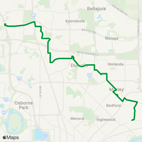 Transperth  map