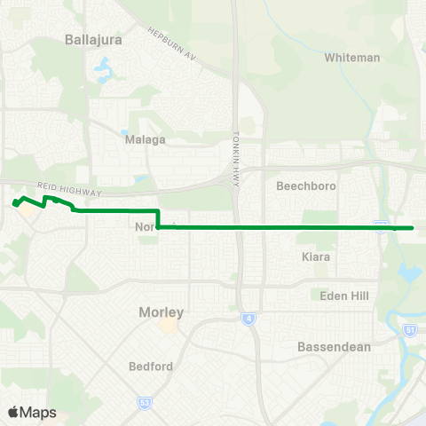 Transperth  map