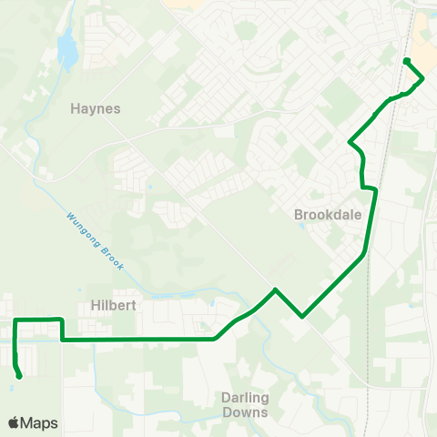 Transperth Kelmscott - Armadale map