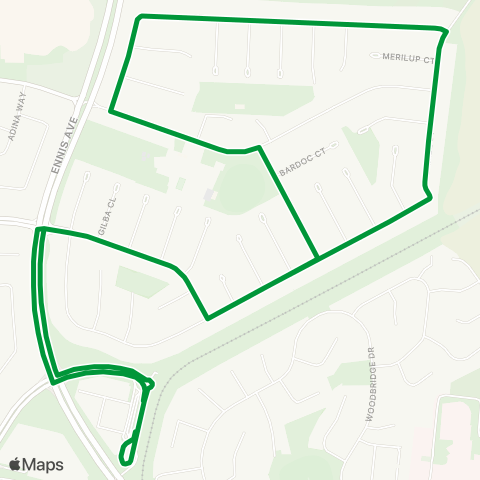 Transperth Rockingham - Hillman - Rockingham map