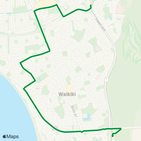 Transperth Rockingham - Warnbro map