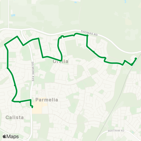 Transperth Kwinana - Kwinana Hub map