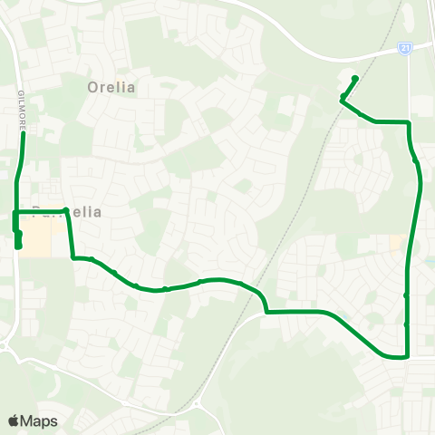 Transperth Kwinana - Kwinana Hub map