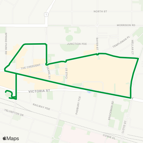 Transperth Midland - Midland Gate Shopping Centre map