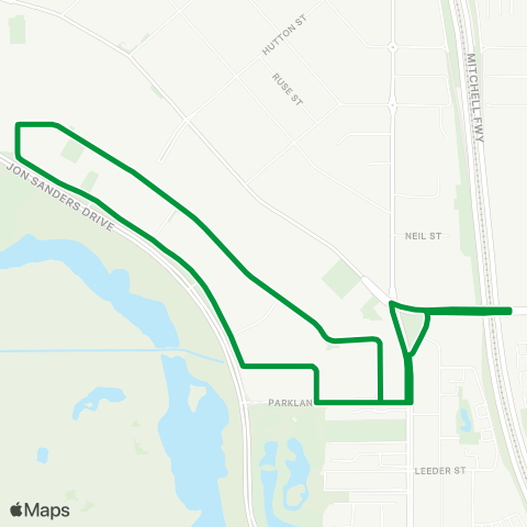 Transperth Glendalough - Herdsman Park Loop map