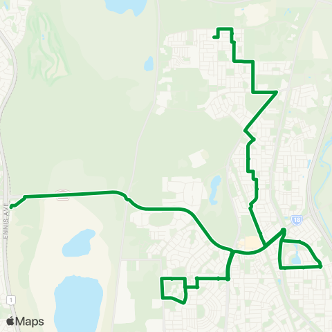 Transperth Warnbro - Baldivis North map