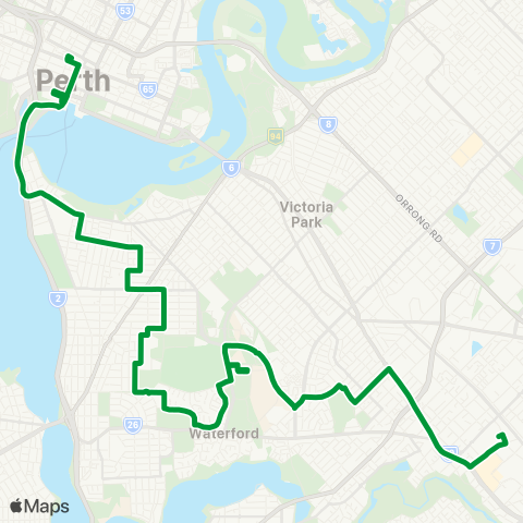 Transperth Elizabeth Qy - Cannington map