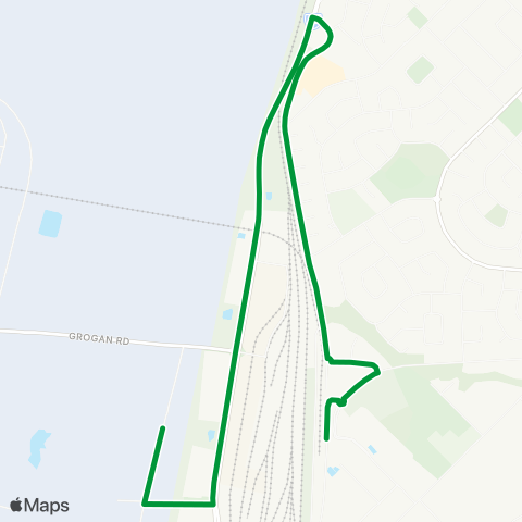 Transperth Midland - Westfield Carousel map