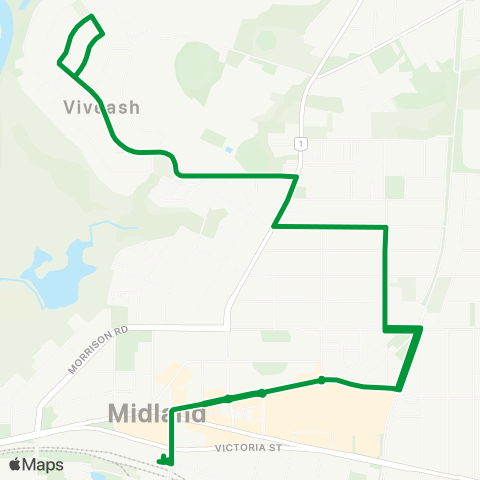 Transperth Midland - Swan District Hospital map