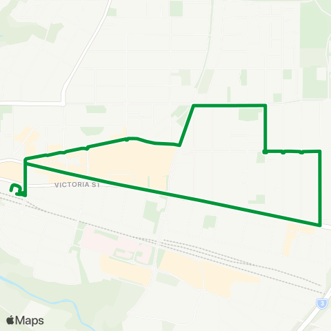 Transperth Midland - Midvale map