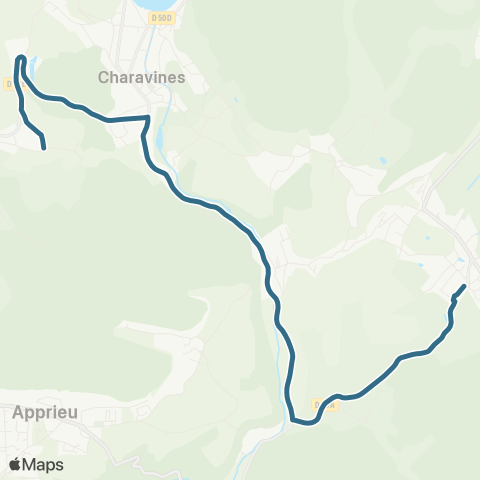 Transports du Pays Voironnais Charavines Montfollet - Chirens Collège map