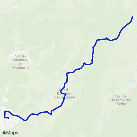 Transports du Pays Voironnais Miribel Église - Voiron Gare Sud map