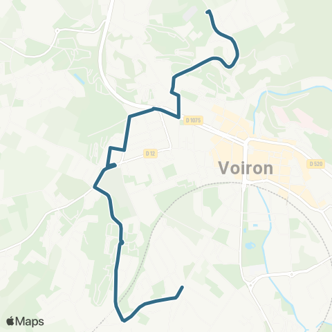 Transports du Pays Voironnais Voiron Lavoir Criel - la Garenne map