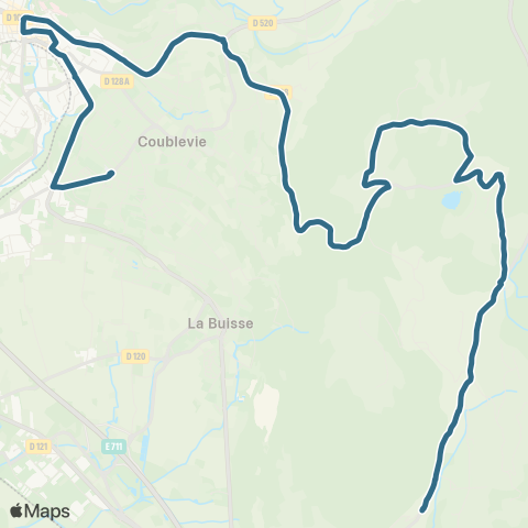 Transports du Pays Voironnais Pommiers Barniers - Coublevie Plan Menu map