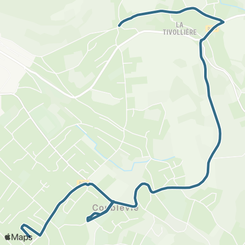 Transports du Pays Voironnais Coublevie Rte des Gorges - Rue du 11 Nov map