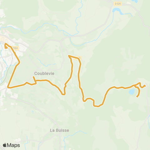 Transports du Pays Voironnais Saint Julien Village - Voiron Gare Sud map