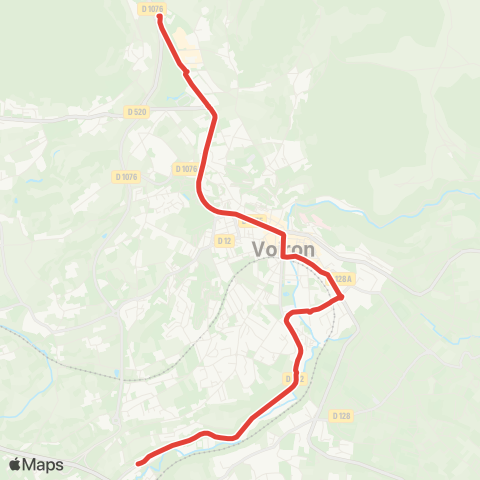 Transports du Pays Voironnais Leprince Ringuet - Paviot map