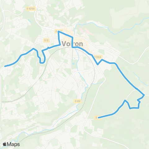 Transports du Pays Voironnais Parvis - Coublevie map