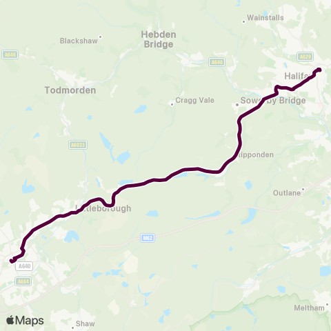 Team Pennine  map