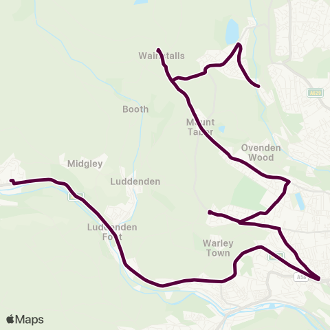 Team Pennine  map