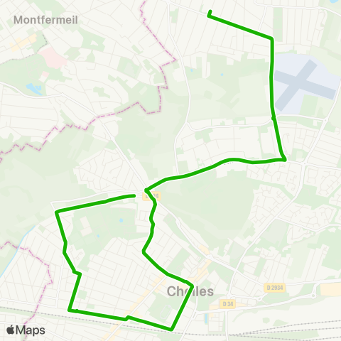 Apolo 7 Cité Scolaire↔︎Bois Madame map