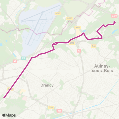 Terres d'Envol Gare de Villepinte↔︎La Courneuve 8 Mai 1945 map