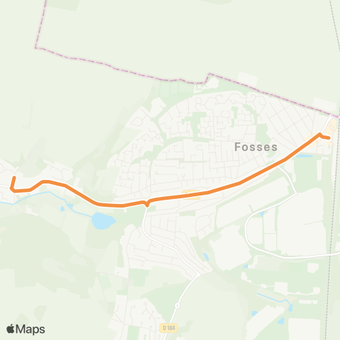 Roissy Ouest Survilliers / Fossés↔︎Mairie Annexe map