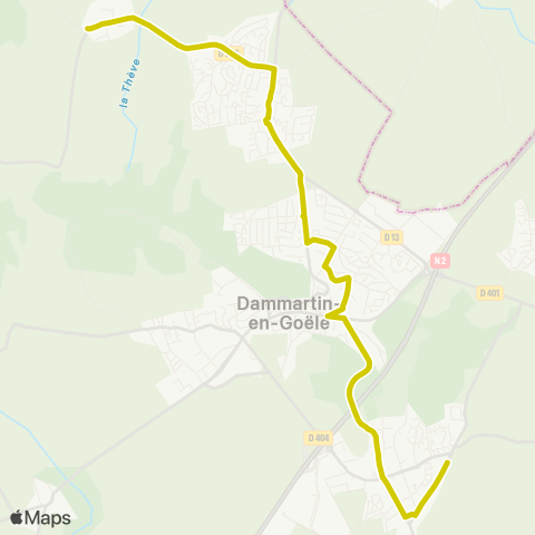 Roissy Est Gare de Dammartin Juilly St Mard↔︎St Laurent map