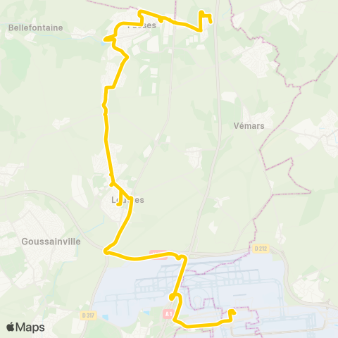 Roissy Ouest Filéo Survilliers map