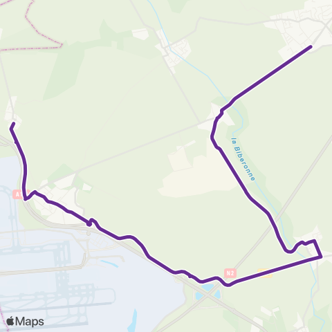 Roissy Est Lycée Charles de Gaulle↔︎Mairie map