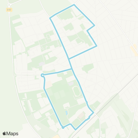 Île-de-France Mobilités Goussainville Gare ↔ Gare de Goussainville map