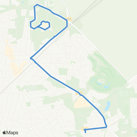 Île-de-France Mobilités St Blin (Lycée René Cassin) ↔ Aristide Briand / Général Durand map