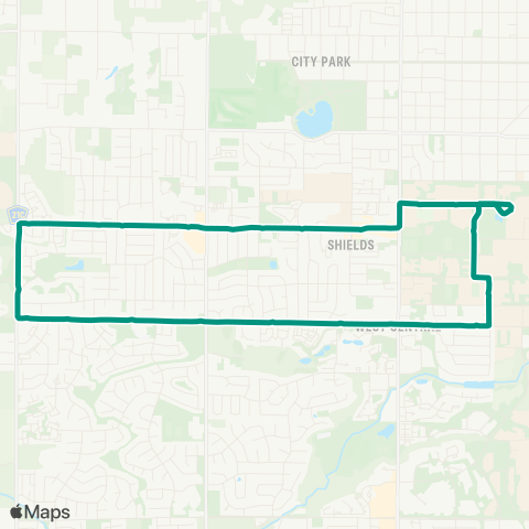 Transfort Campus West map