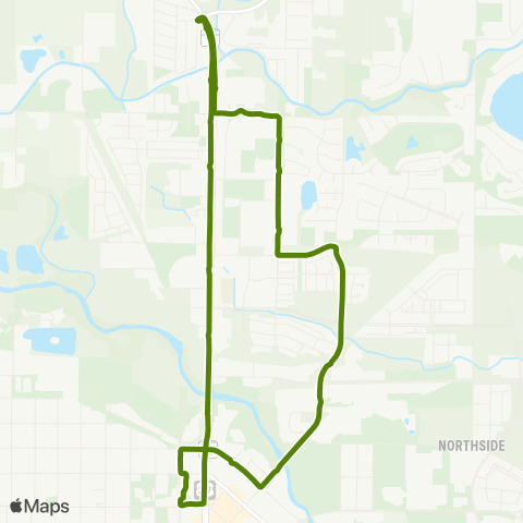 Transfort North Fc & Lc Dept of Human Services map