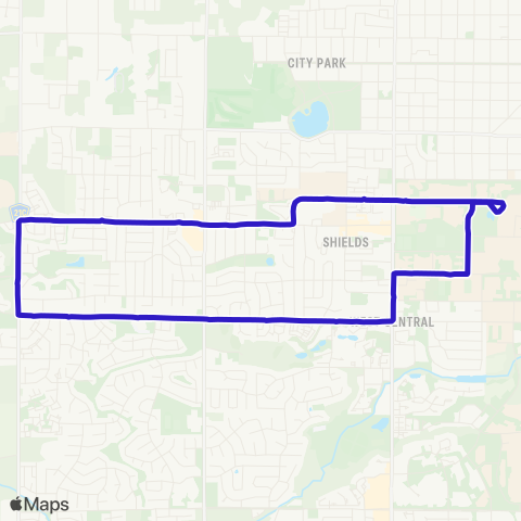 Transfort CSU and Campus West map