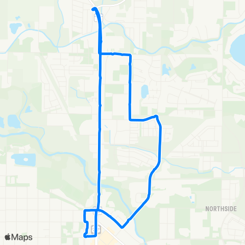 Transfort North Fc & Lc Dept of Human Services map