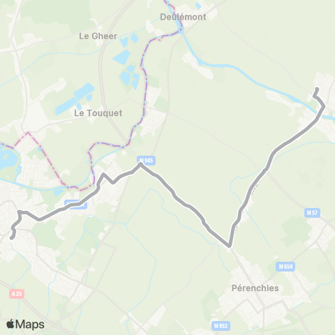 Ilévia Résa Quesnoy - Armentières map