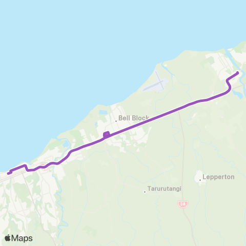 Taranaki Regional Council Waitara Express map