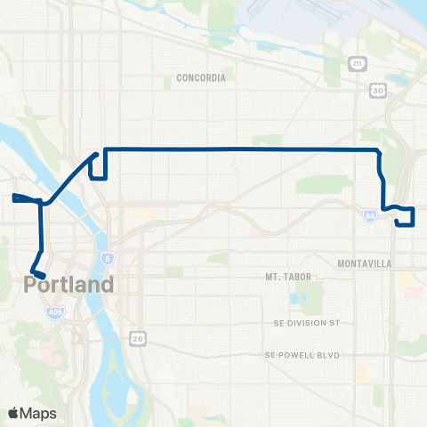 TriMet Fremont / NW 18th map