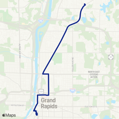 The Rapid Plainfield map