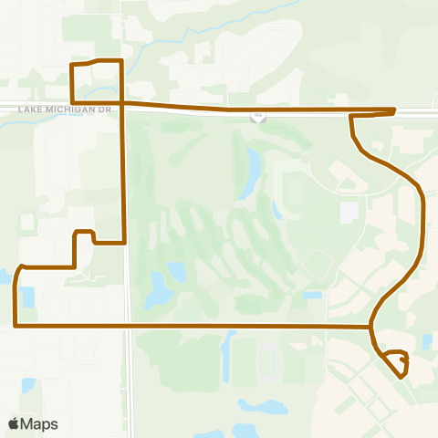 The Rapid North Campus map