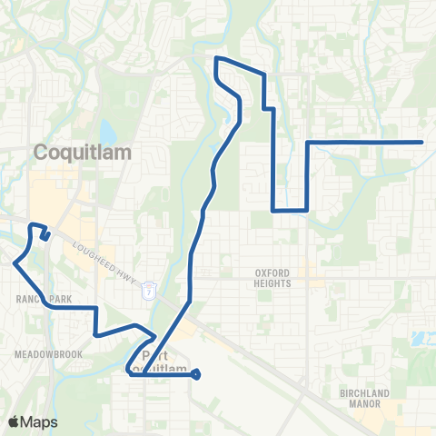 TransLink Coquitlam Central Station / Rocklin map