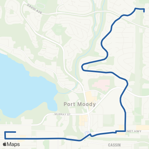 TransLink Moody Centre Station / Noons Creek map